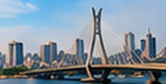 Lagos skyline and bridge