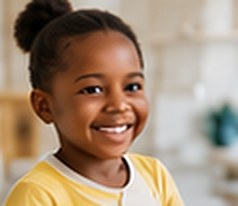 A smiling young girl